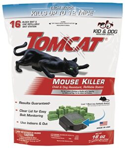tomcat 0372110 tier 1 refillable mouse bait station