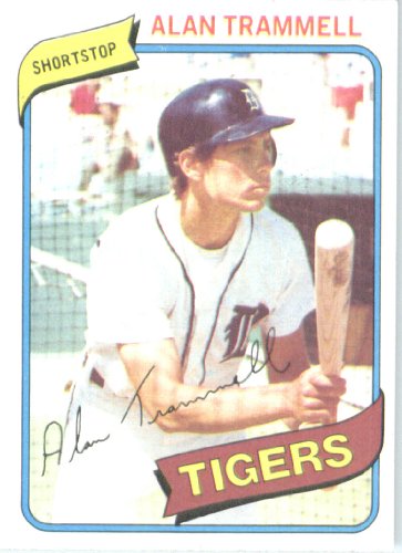 Topps 1980 232 Alan Trammell Detroit Tigers Baseball Card