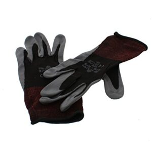 4 Pack Showa Atlas 370BLK Atlas Nitrile Tough Gloves - Small