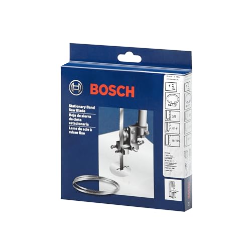 BOSCH BS5912-18M 59-1/2 In. 18 TPI Metal Cutting Stationary Band Saw Blade Ideal for Applications in Soft Metal, Aluminum, Copper, Bronze