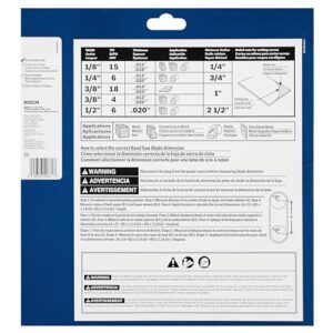 BOSCH BS9312-6W 93-1/2 In. 6 TPI General Purpose Stationary Band Saw Blade Ideal for Applications in Wood