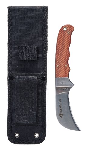 Greenlee Fixed Blade Knife, Hawk Bill, 10.8 In, Brwn