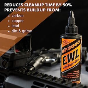 SLIP 2000 EWL CLP Gun Lube - Extreme Weapons Lubricant Synthetic Gun CLP Cleaner - 4 oz Squeeze Bottle