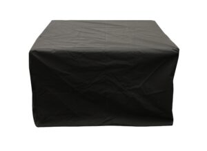 the outdoor greatroom company 44-inch by 44-inch black vinyl cover for fire pit tables