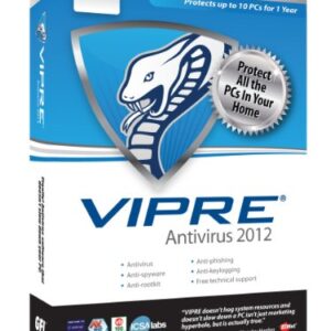 GFI Software VIPRE AV 2012 - Home Site License 1 Year [Old Version]