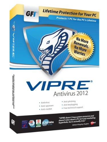 GFI Software VIPRE AV 2012 - 1PC Lifetime [Old Version]