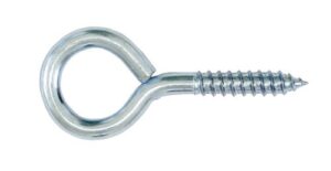 lehigh 7229-6 3-1/2 inch by 5/16 inch stainless steel screw eye hooks, zinc plated, 2-pack