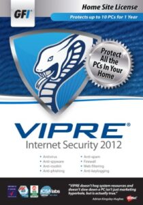 gfi software vipre is 2012 - home site license 1 year [old version]