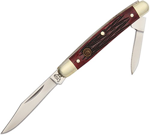 Hen & Rooster HR302RPB-BRK Pen Knife Red Pick Bone