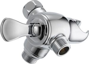 delta faucet u4920-pk 3-way shower arm diverter with handshower mount, chrome,1