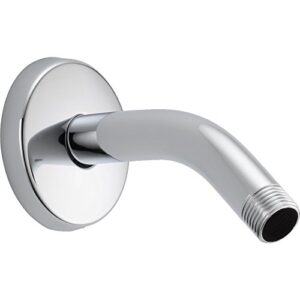 delta faucet u4993-pk 5.75 inch shower arm and flange, chrome