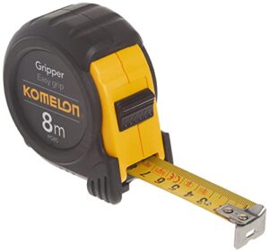 komelon pg85 8m by 25mm metric gripper tape, black