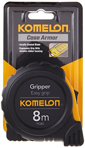 Komelon PG85 8m by 25mm Metric Gripper Tape, Black