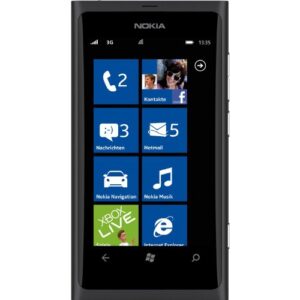 nokia lumia 800 unlocked gsm phone with windows 7.5 os, 3.7" amoled multi-touchscreen, 8mp camera with carl zeiss optics, video, gps, wi-fi, bluetooth and fm radio - black