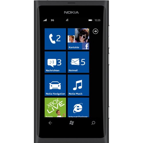 Nokia Lumia 800 Unlocked GSM Phone with Windows 7.5 OS, 3.7" AMOLED Multi-Touchscreen, 8MP Camera with Carl Zeiss Optics, Video, GPS, Wi-Fi, Bluetooth and FM Radio - Black