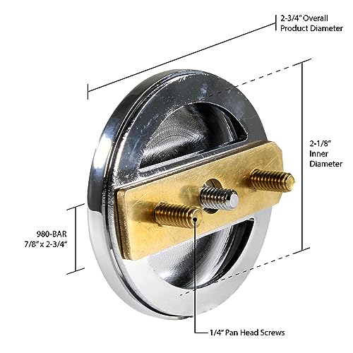 Westbrass Mushroom Tip-Toe Tub Trim Set with Floating Faceplate, Matte Black, D398RK-62