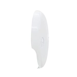 Westbrass 593244-50 White 1-1/2" Tubular Tip Toe Bath Waste Drain Kit, Powder Coat White