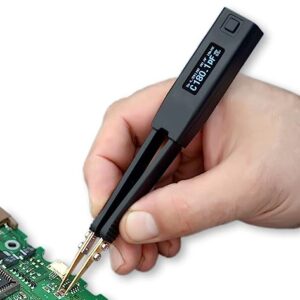 Smart Tweezers ST5-S Professional LCR Meter/ESR Meter with Spare Test Leads and Pocket Case