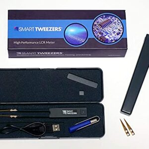 Smart Tweezers ST5-S Professional LCR Meter/ESR Meter with Spare Test Leads and Pocket Case