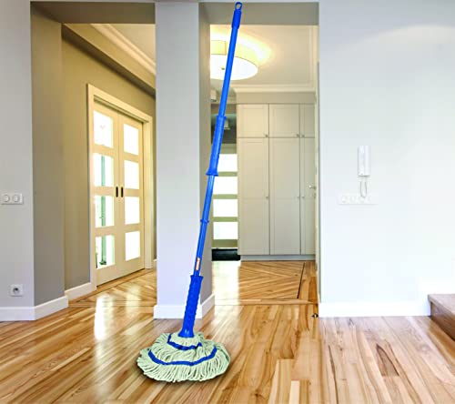 Superio Cotton Twist Mop, Blue