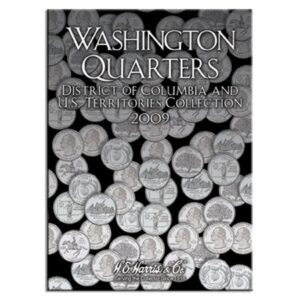 whitman coins h.e. harris washington quarters folder dc and us