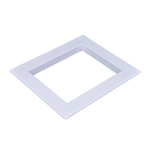 Oatey 38941 Plastic Quadtro Washing Machine Box Face Plate, 1, White