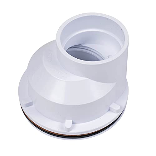 Oatey 2 in. Offset PVC Shower Drain with Stainless Steel Strainer