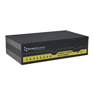 brainboxes device server - 8 ports - 10mb lan, 100mb lan, rs-232 (es-279)