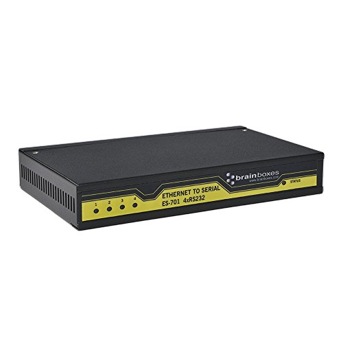 Brainboxes - Device Server - 4 Ports - 10MB LAN, 100MB LAN, RS-232 (ES-701)