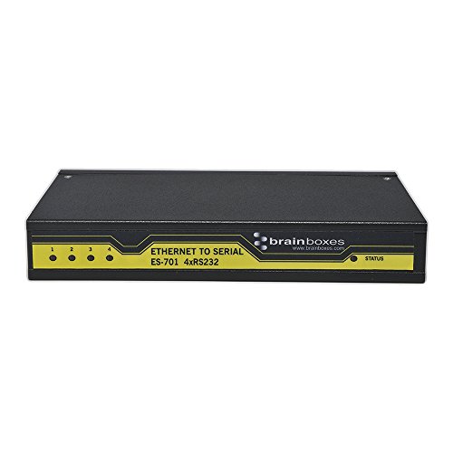 Brainboxes - Device Server - 4 Ports - 10MB LAN, 100MB LAN, RS-232 (ES-701)