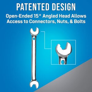 Jonard Tools ASW-716, Double Ended Speed Wrench, Angled Head, 7/16"