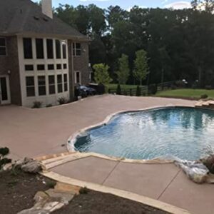 Cool Decking Pool Deck Paint For Coating - Waterproof Concrete Paint that Repairs, Seals, and Cools Your Surfaces - Covers 150 Square Feet