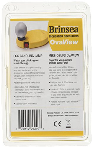 Brinsea Products Candling Lamp for Monitoring The Development of The Embryo within The Egg