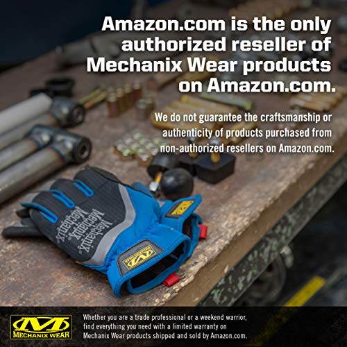 Mechanix Wear: The Original Material4X Synthetic Leather Work Gloves with Secure Fit, Abrasion Resistant, Added Durability, Safety Gloves for Men, Multi-Purpose Use (Brown, Large)