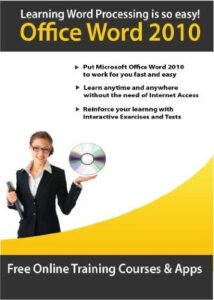learn microsoft word 2010 interactive step-by-step cd training course