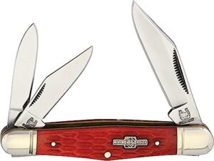 whittler red bone fold knife 3.5in