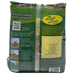 Zenith Zoysia Grass Seed (2 Lb.) 100% Pure Seed Grown by Patten Seed Company