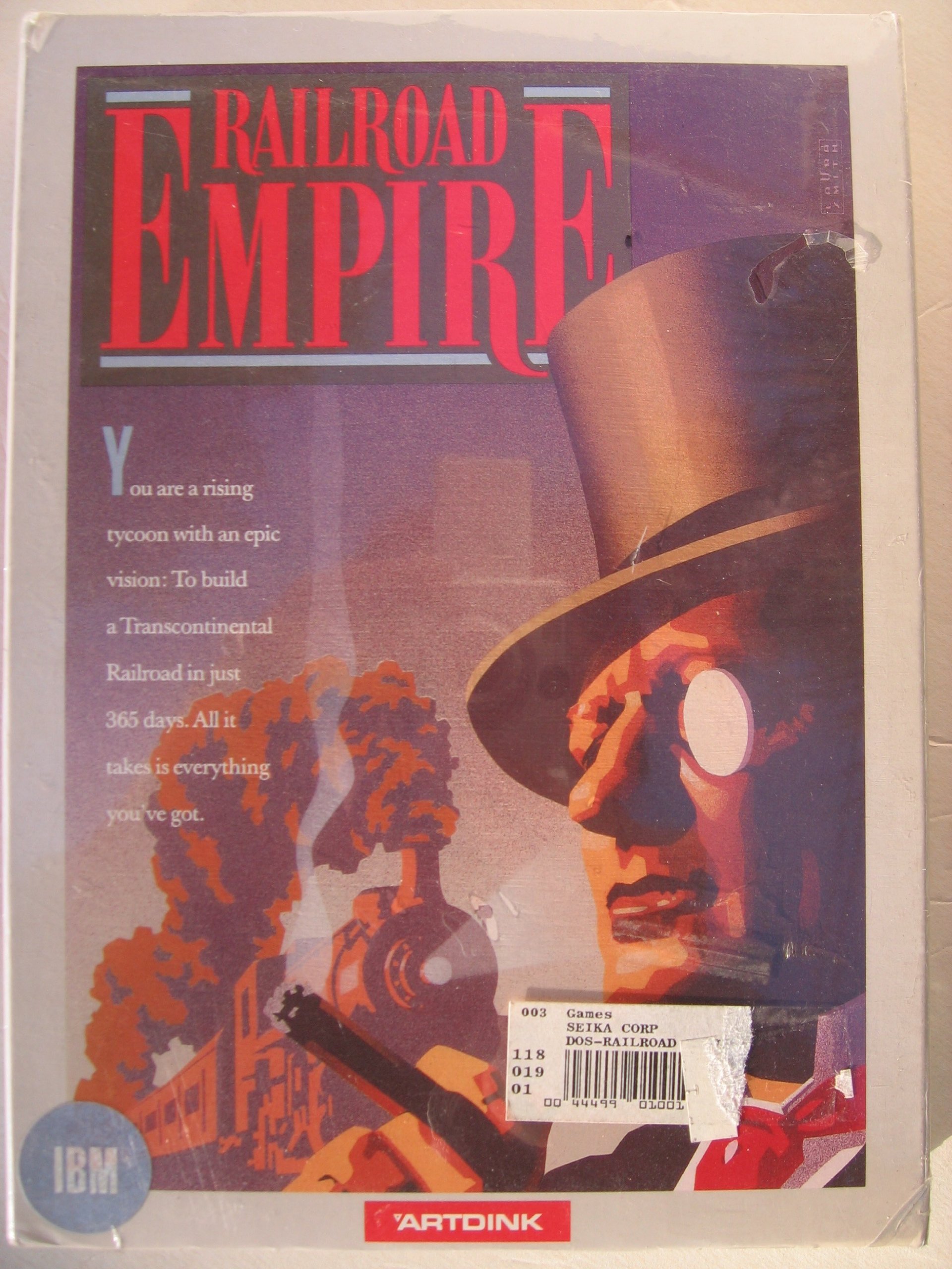 RAILROAD EMPIRE IBM DOS (1989) by ARTDINK