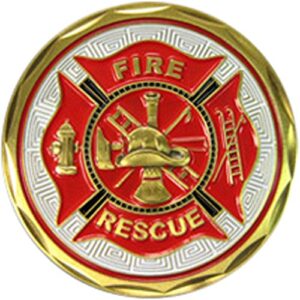 EC Saint Florian Fire Fighter Coin Collectible Fireman Coin Gifts for Firemen