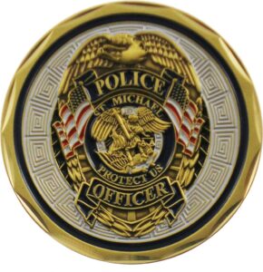 new saint michael police challenge coin