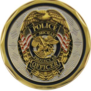 NEW Saint Michael Police Challenge Coin