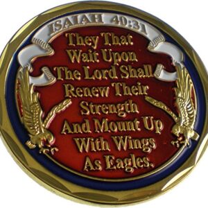 NEW "Mount Up With Wings As Eagles" Challenge Coin