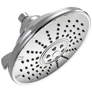 delta faucet 3-spray touch-clean shower head, chrome 52680