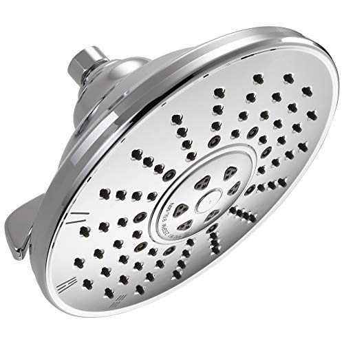 Delta Faucet 3-Spray Touch-Clean Shower Head, Chrome 52680