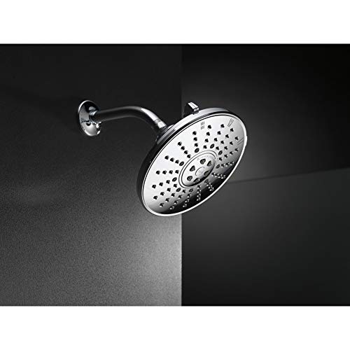 Delta Faucet 3-Spray Touch-Clean Shower Head, Chrome 52680