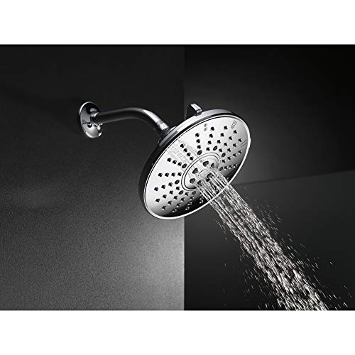 Delta Faucet 3-Spray Touch-Clean Shower Head, Chrome 52680