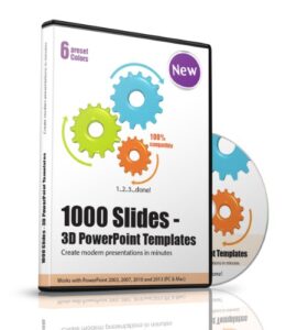 1000 deluxe 3d powerpoint templates, slides and charts - modern presentations for business, companies, communication, marketing, manager, salesman, sales, toastmasters, entrepreneurs, consultants, ceos, teams, speakers etc. - real product no download-link
