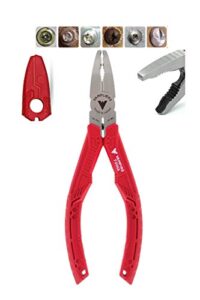 vampliers 6.25" screw extraction multipurpose pliers with unique non-slip jaws. patented stripped screw remover tool. effeciently extracts any damaged or rusted screws/fasteners. made in japan: vt-001