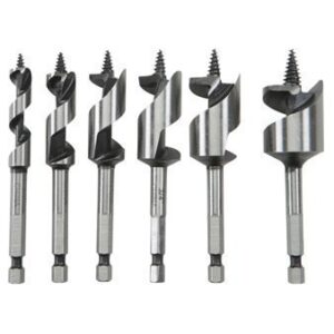 drill master 6piece stubby auger bit set