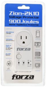 forza- voltage protector- 18,000a protector, 900 joules, 350 degree rotation function, 3 led indicators- brownout surge plug